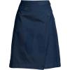 Lands’ End School Uniform Women’s Solid A-line Skirt Below The Knee(Academic Classic Navy)