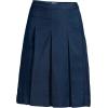 Lands’ End School Uniform Women’s Solid Box Pleat Skirt Above Knee(Academic Classic Navy)
