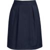 Lands’ End School Uniform Women’s Solid Pleated Skort Top of Knee(Classic Navy)