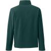Lands’ End School Uniform Young Men’s Lightweight Fleece Quarter Zip Pullover(Evergreen)