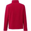 Lands’ End School Uniform Young Men’s Lightweight Fleece Quarter Zip Pullover(Red)