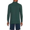 Lands’ End School Uniform Young Men’s Long Sleeve Mesh Polo Shirt(Evergreen)
