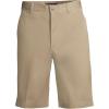 Lands’ End School Uniform Young Men’s Plain Front Blend Chino Shorts(Khaki)