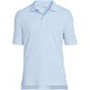 Lands’ End School Uniform Young Men’s Short Sleeve Mesh Polo Shirt(Blue)