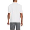 Lands’ End School Uniform Young Men’s Short Sleeve Mesh Polo Shirt(White)