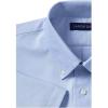Lands’ End School Uniform Young Men’s Short Sleeve Oxford Dress Shirt(Blue)