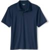 Lands’ End School Uniform Young Men’s Short Sleeve Rapid Dry Polo Shirt(Classic Navy)