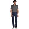 Lands’ End School Uniform Young Men’s Short Sleeve Rapid Dry Polo Shirt(Soapstone)