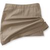 Lands’ End School Uniform Young Women’s Blend Chino Skort Above Knee(Khaki)
