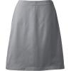 Lands’ End School Uniform Young Women’s Blend Chino Skort Top of Knee(Arctic Gray)