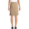 Lands’ End School Uniform Young Women’s Blend Chino Skort Top of Knee(Khaki)