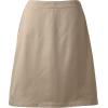 Lands’ End School Uniform Young Women’s Blend Chino Skort Top of Knee(Khaki)