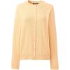Lands’ End School Uniform Young Women’s Cotton Modal Cardigan Sweater(Maize)