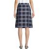 Lands’ End School Uniform Young Women’s Plaid A-line Skirt Below The Knee(Classic Navy Plaid)