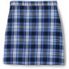 Lands’ End School Uniform Young Women’s Plaid A-line Skirt Below The Knee(Clear Blue Plaid)