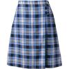 Lands’ End School Uniform Young Women’s Plaid A-line Skirt Below The Knee(Clear Blue Plaid)