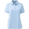 Lands’ End School Uniform Young Women’s Short Sleeve Rapid Dry Polo Shirt(Blue)