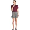 Lands’ End School Uniform Young Women’s Short Sleeve Rapid Dry Polo Shirt(Burgundy)
