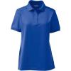Lands’ End School Uniform Young Women’s Short Sleeve Rapid Dry Polo Shirt(Cobalt)