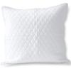 Lands’ End Solid Diamond Double Voile Sham White Standard