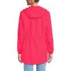 Lands’ End Squall Packable Waterproof Raincoat(Coral Rose)