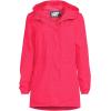 Lands’ End Squall Packable Waterproof Raincoat(Coral Rose)