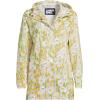 Lands’ End Squall Packable Waterproof Raincoat(Pale Yellow/Ivory Tulip)