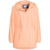 Lands’ End Squall Packable Waterproof Raincoat(Peach Sorbet)