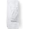 Lands’ End Turkish Luxe Towel Classic Khaki Washcloth Set(White)