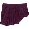 Lands’ End Women’s 3″ Quick Dry Elastic Waist Board Shorts Swim Cover-up Shorts with Panty(Dark Wine)