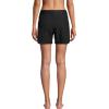 Lands’ End Women’s 5″ Quick Dry Elastic Waist Board Shorts Swim Cover-up Shorts with Panty(Black)
