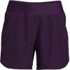 Lands’ End Women’s 5″ Quick Dry Elastic Waist Board Shorts Swim Cover-up Shorts with Panty(Blackberry)