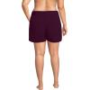 Lands’ End Women’s 5″ Quick Dry Elastic Waist Board Shorts Swim Cover-up Shorts with Panty(Dark Wine)