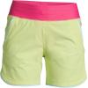 Lands’ End Women’s 5″ Quick Dry Elastic Waist Board Shorts Swim Cover-up Shorts with Panty(Lemon Lime/Hot Pink/Aqua Mix)