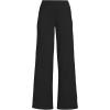 Lands’ End Women’s Active Hi Impact High Rise Wide Leg Pants(Black)