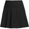 Lands’ End Women’s Active High Impact High Rise Pleated Skort(Black)