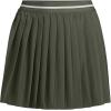 Lands’ End Women’s Active Woven Pleated Skort(Dark Olive Green)