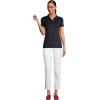 Lands’ End Women’s American-Grown Supima Cotton Polo Shirt(Black)