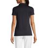 Lands’ End Women’s American-Grown Supima Cotton Polo Shirt(Black)