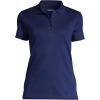 Lands’ End Women’s American-Grown Supima Cotton Polo Shirt(Deep Sea Navy)