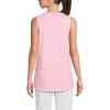Lands’ End Women’s American-Grown Supima Cotton Tunic Tank Top(Light Rose Pink)