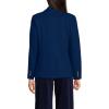 Lands’ End Women’s Brushed Ponte Traditional Blazer(Deep Sea Navy)