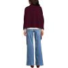 Lands’ End Women’s CashTouch Shawl Wrap(Lush Burgundy)