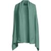 Lands’ End Women’s CashTouch Shawl Wrap(Washed Evergreen)