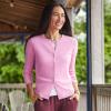 Lands’ End Women’s Cashmere Cardigan Sweater(Aster Pink)