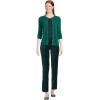 Lands’ End Women’s Cashmere Cardigan Sweater(Bright Evergreen Donegal)