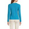 Lands’ End Women’s Cashmere Cardigan Sweater(Cyan)