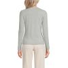 Lands’ End Women’s Cashmere Cardigan Sweater(Gray/Black Donegal)