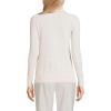 Lands’ End Women’s Cashmere Turtleneck Sweater(Fresh Ivory Rainbow Donegal)