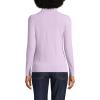 Lands’ End Women’s Cashmere Turtleneck Sweater(Light Soft Amethyst)